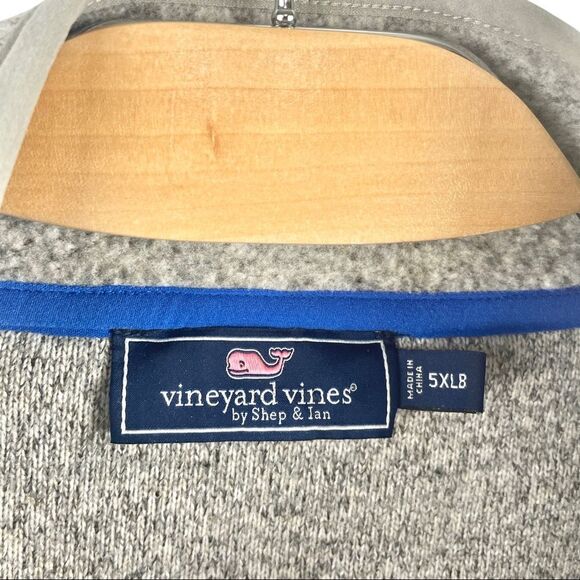 VINEYARD Vines Martha’s Vineyard Grey Shep Vest Size 5XLB - Picture 6 of 7